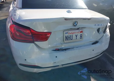 2018 BMW 430I из США, поврежденный, VIN WBA4Z1C5XJEC60236